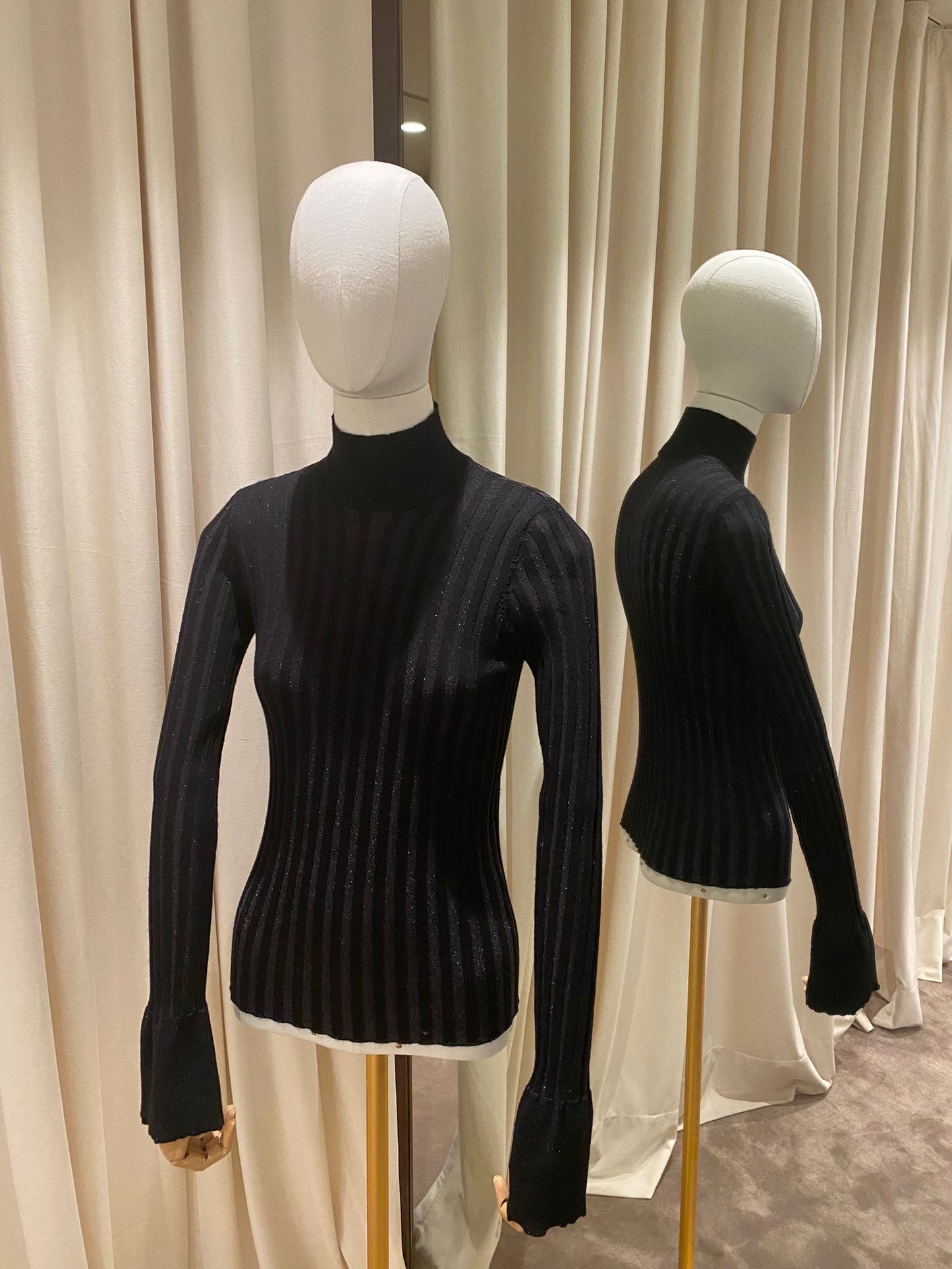 Roberto Collina Jersey Lurex negro