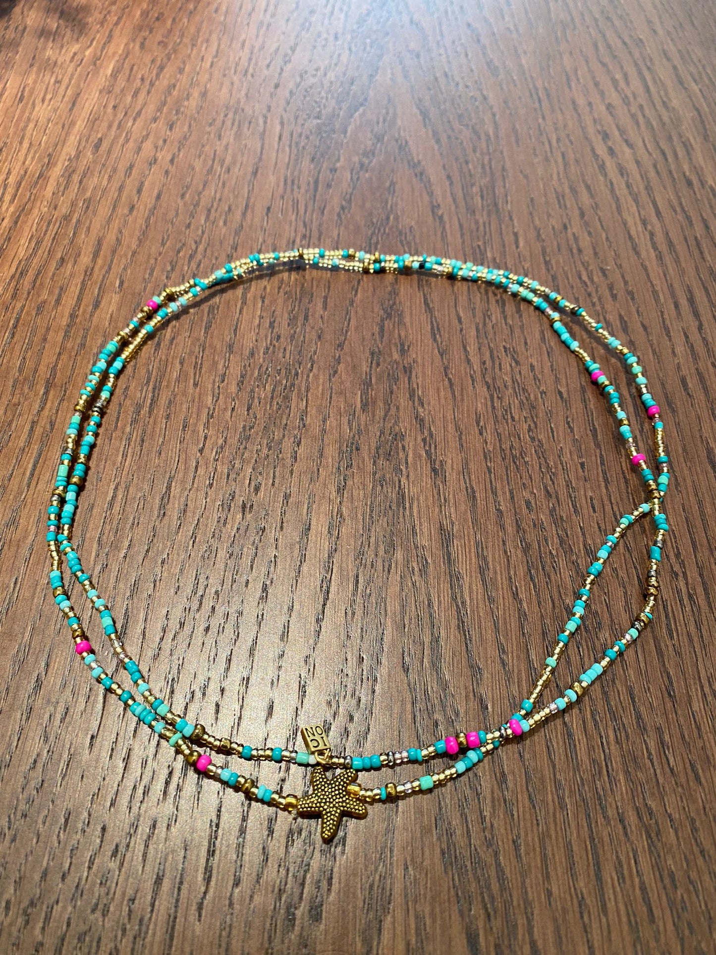 Icon Collar Luna Star 5 turq mix