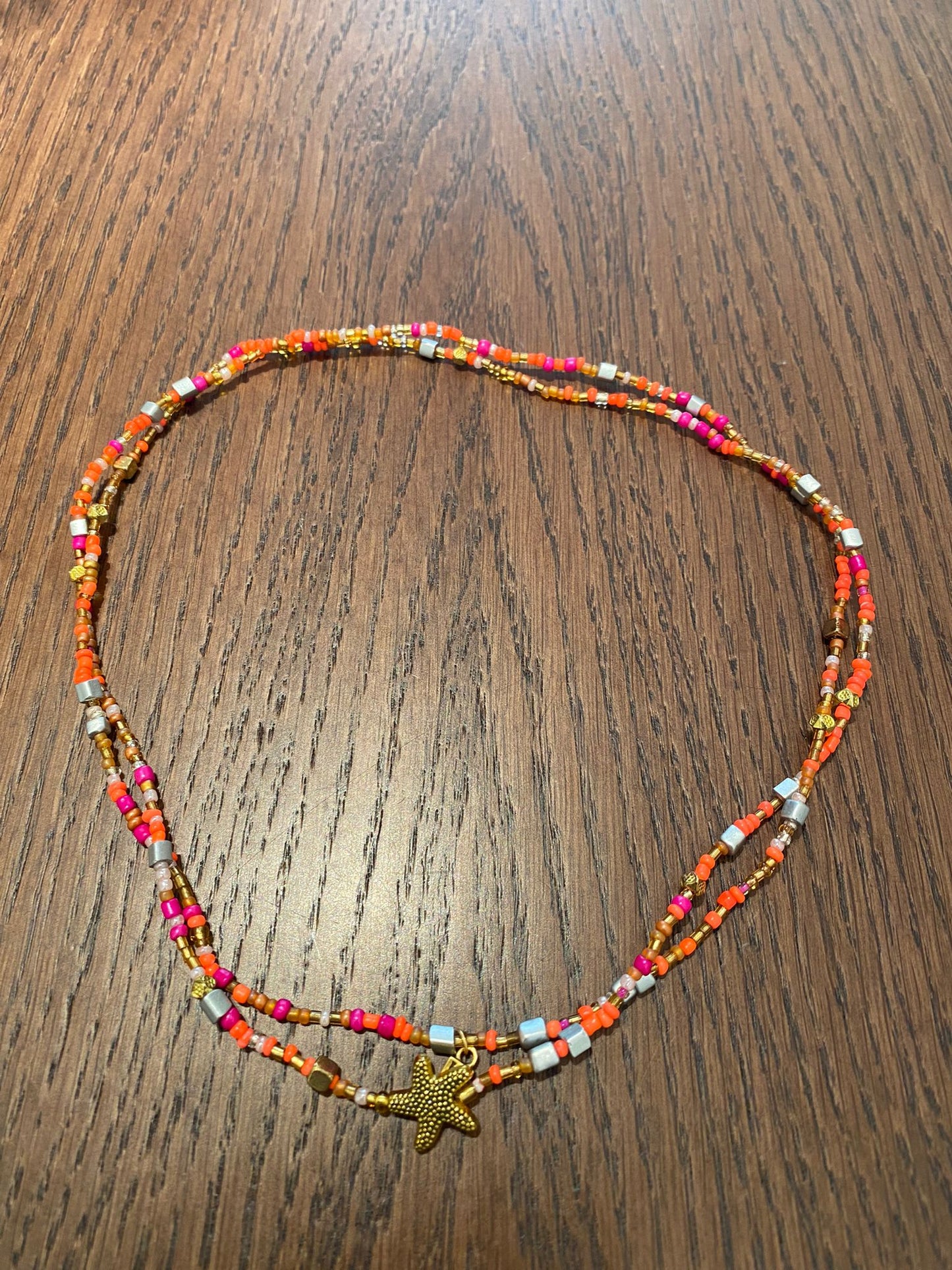 Icon Collar Luna Star 5 orange mix