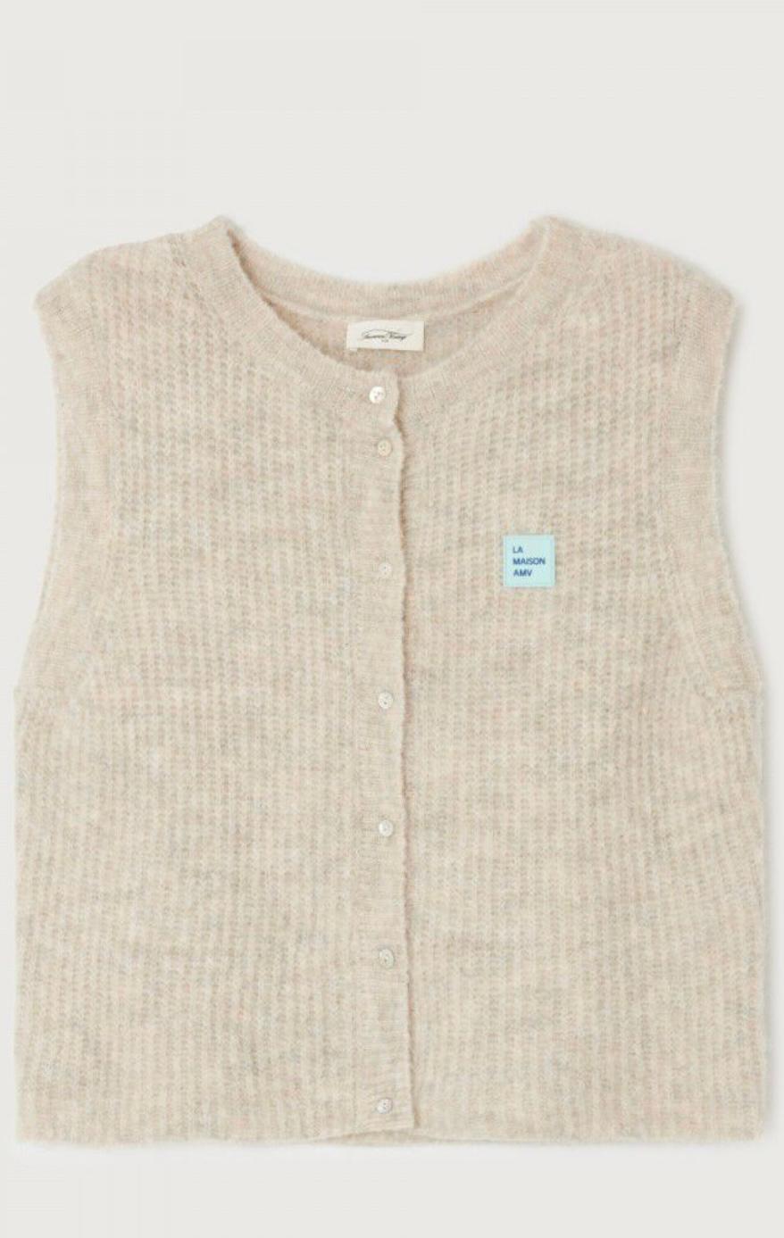 American Vintage Chaleco East camel