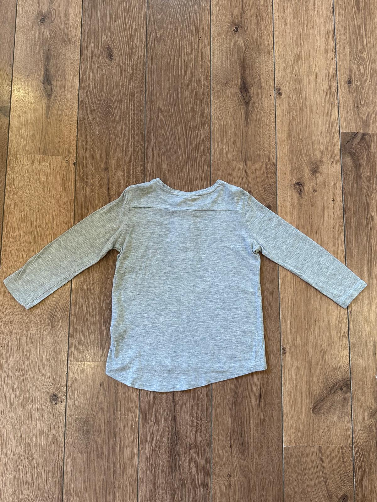 Zara Girls Camiseta gris