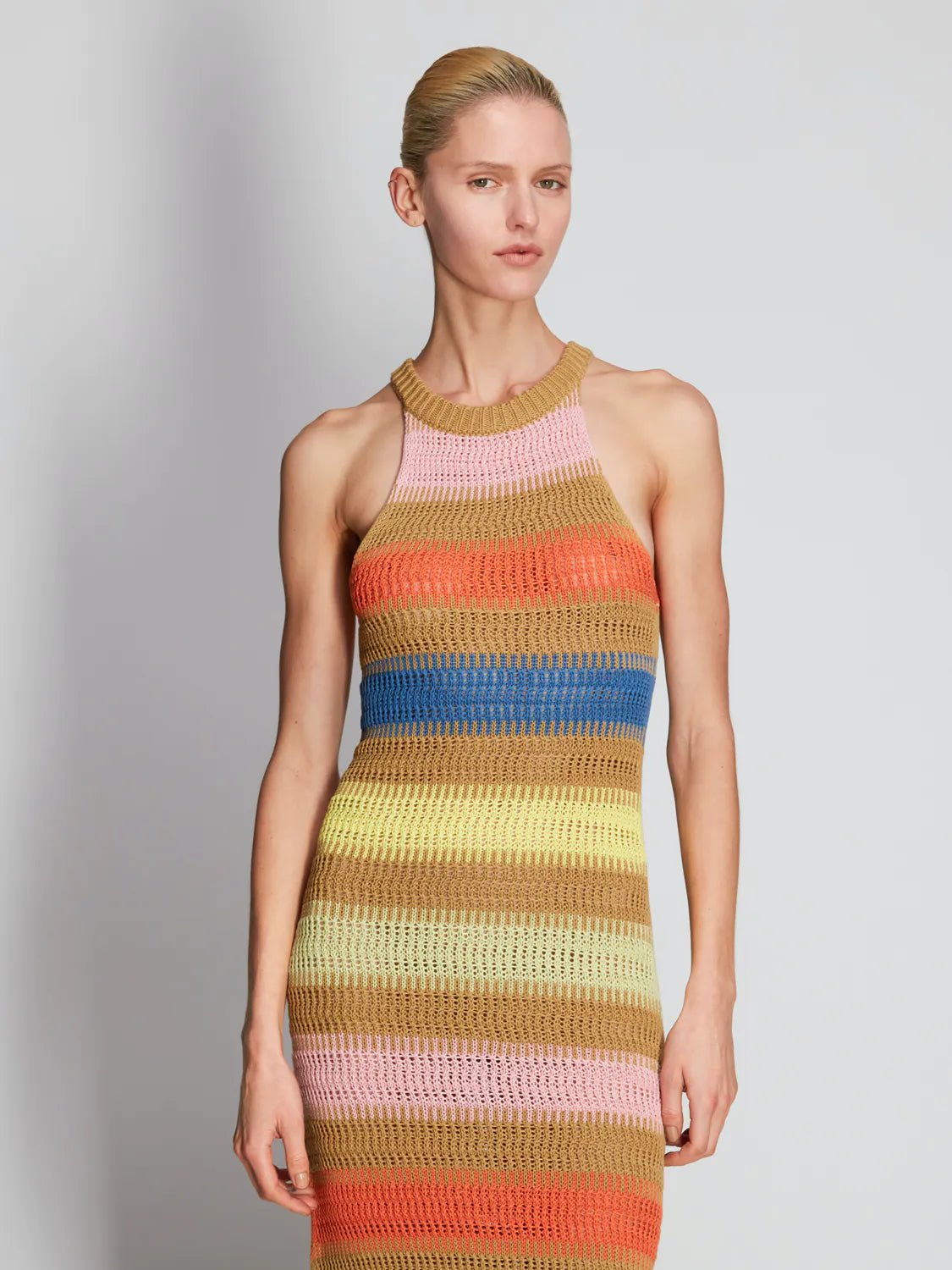 Roberto Collina vestido rayas multicolor - The Class Room