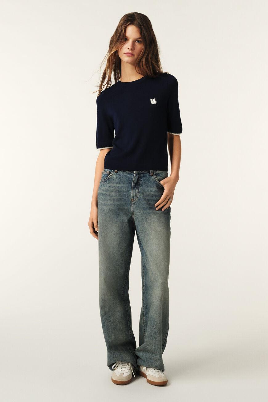 Ba&sh Jersey .Pull Brendo