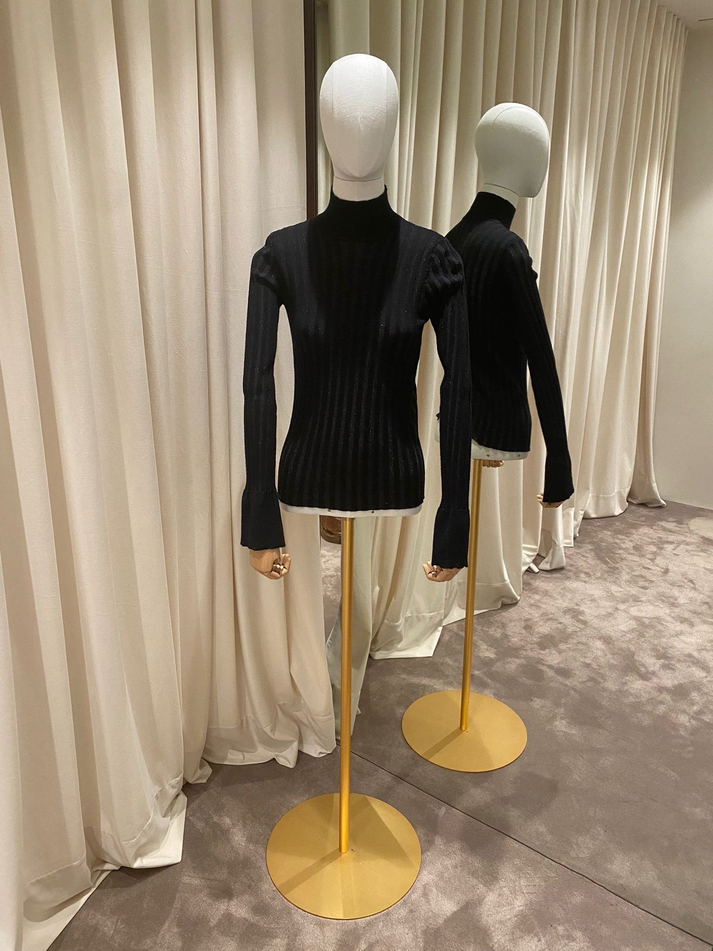 Roberto Collina Jersey Lurex negro