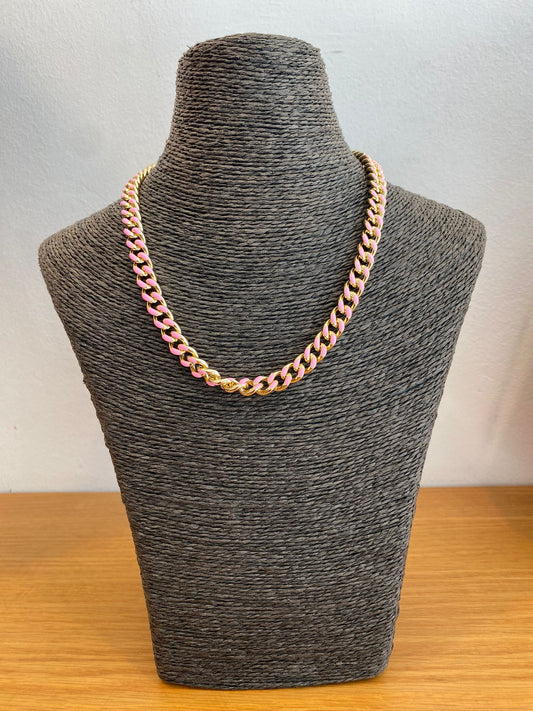 Icon Collar Pansar oro/rosa
