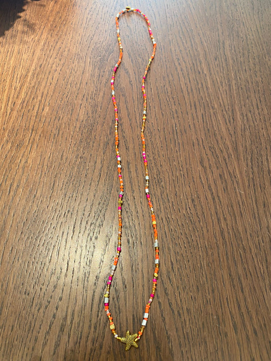Icon Collar Luna Star 5 orange mix