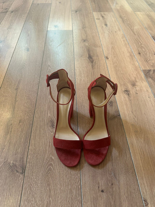 Gianvito Rossi Sandalia burdeos