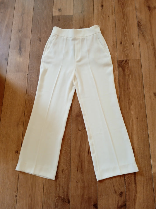Zara Pantalón Blanco