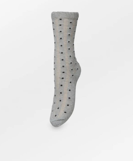 Beck Sondergaard Calcetín Dottima Corta. 0037 Grey Melange