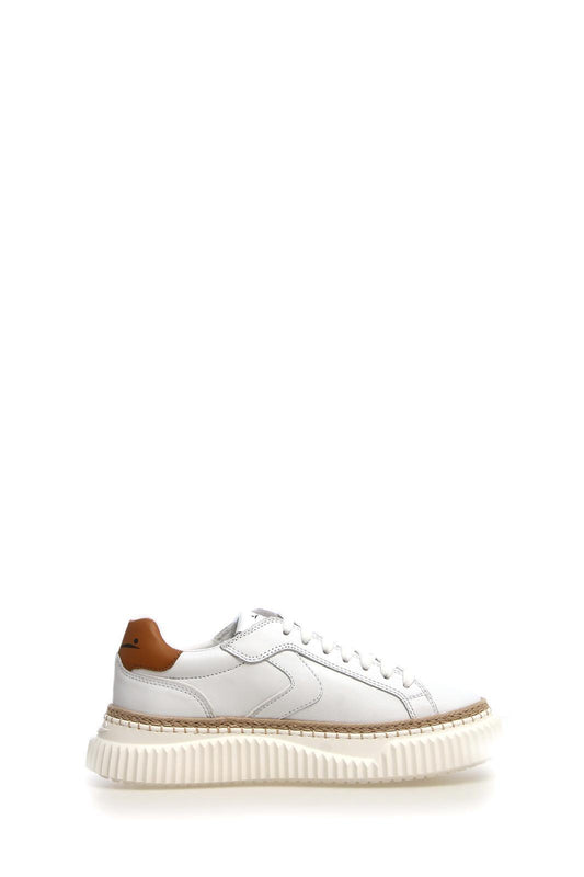 Voile Blanche Sneackers.Lipari White Brown