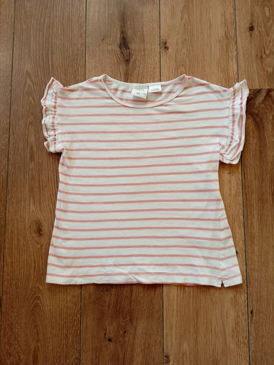Zara Camiseta niña de rayas