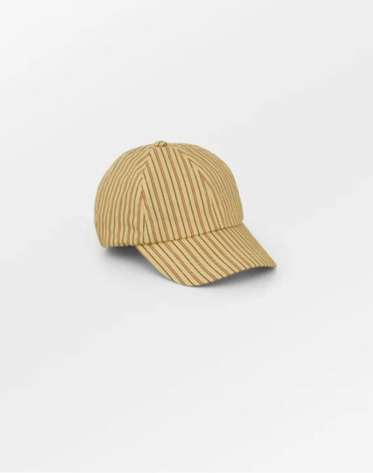 Beck Sondergaard Gorra Stripel Cap 1190 Jojoba Yellow